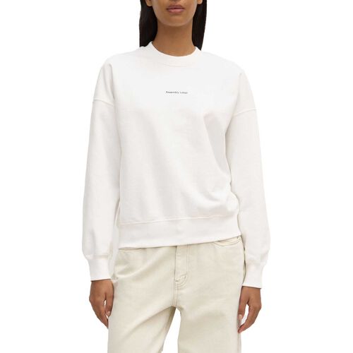 Assembly Label Womens Atelier Logo Fleece Antique White